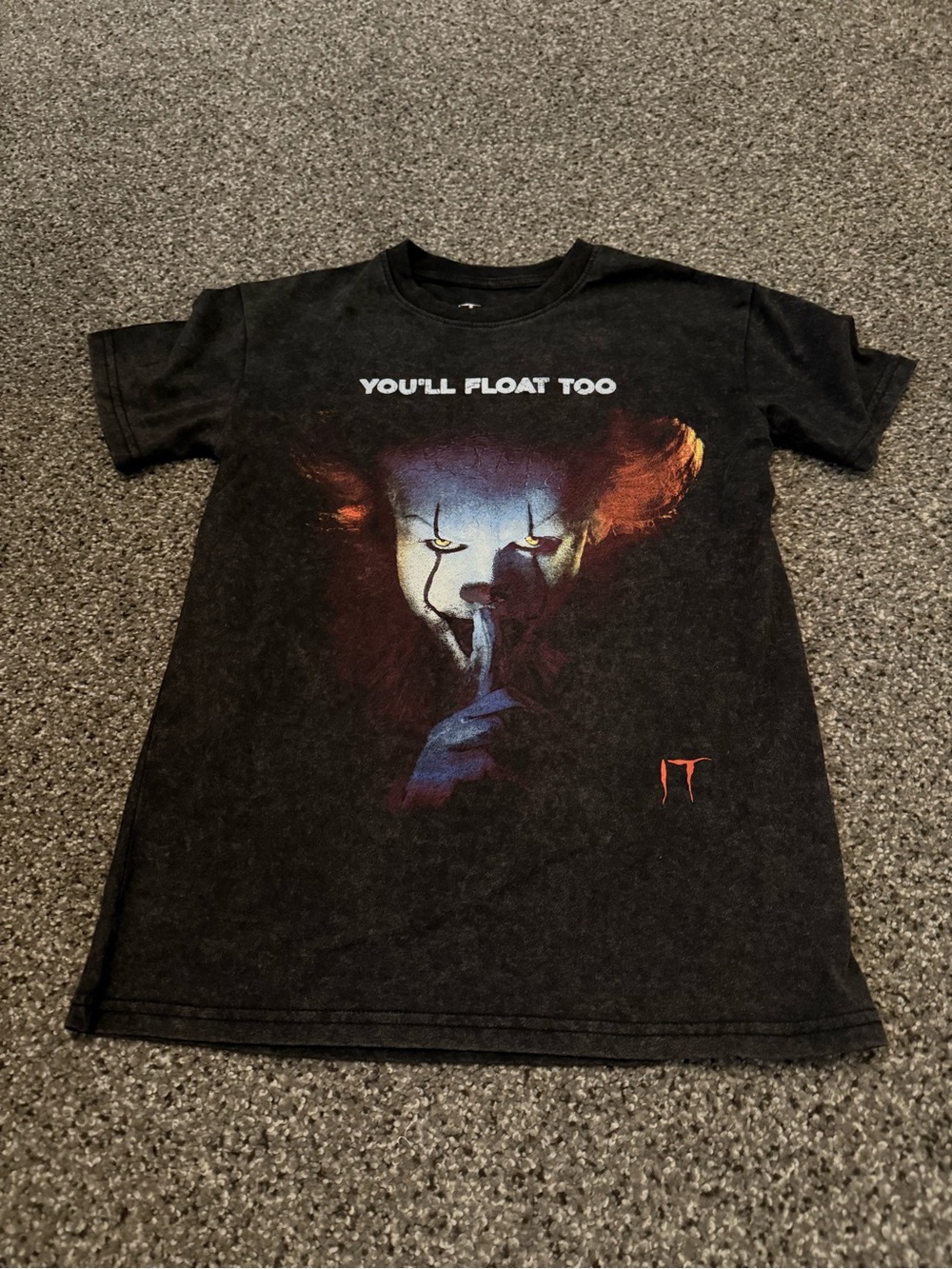 IT Movie Pennywise Graphic Tee - Black